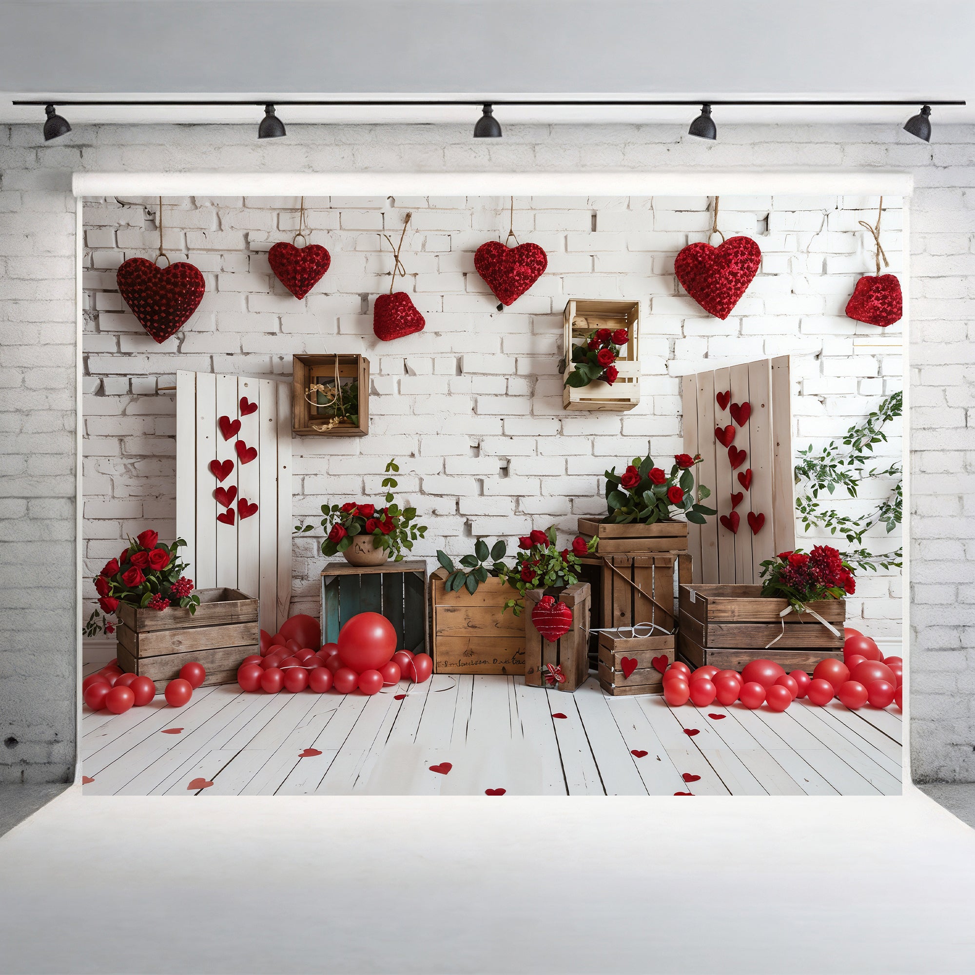 Romantic Rustic Charm Backdrop