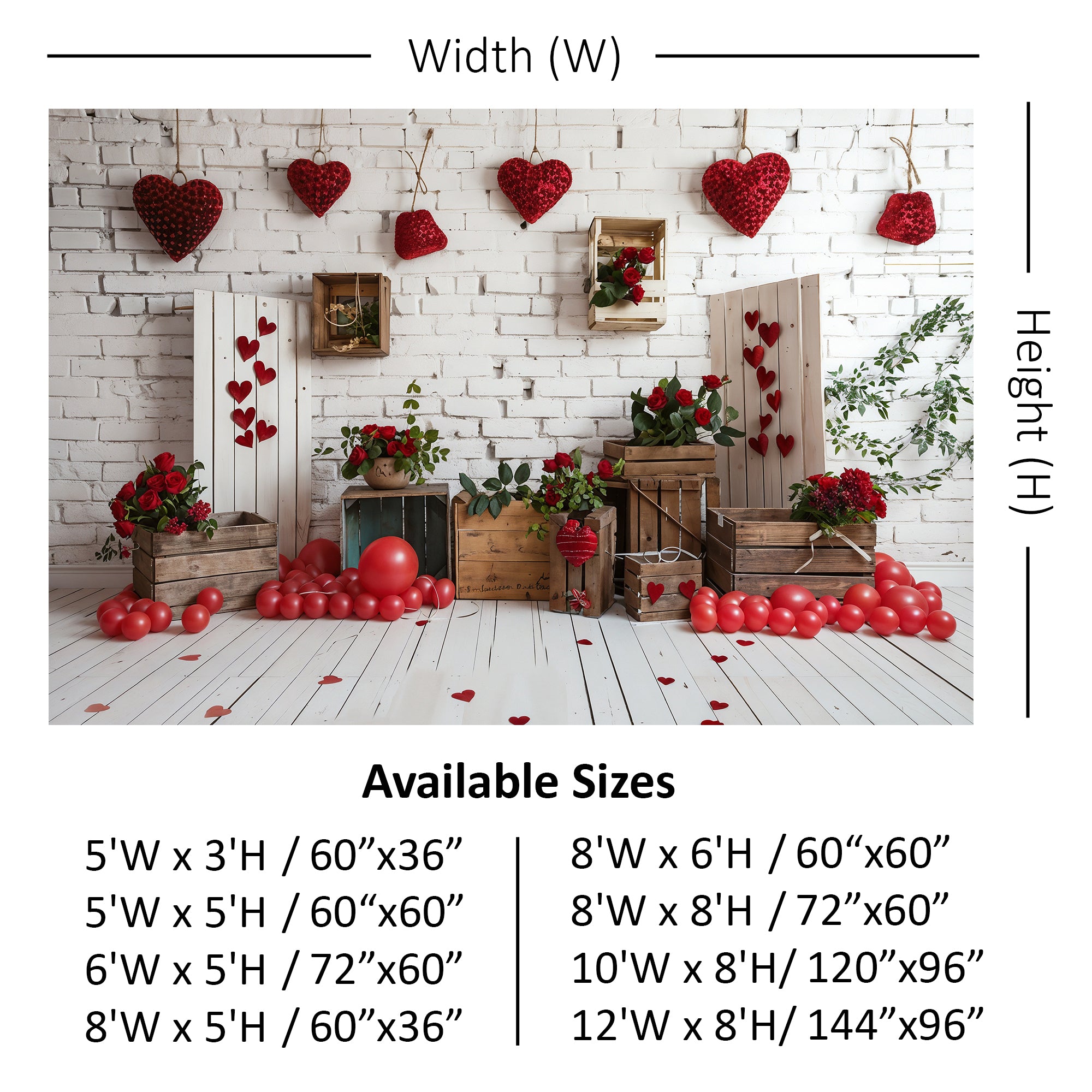 Romantic Rustic Charm Backdrop
