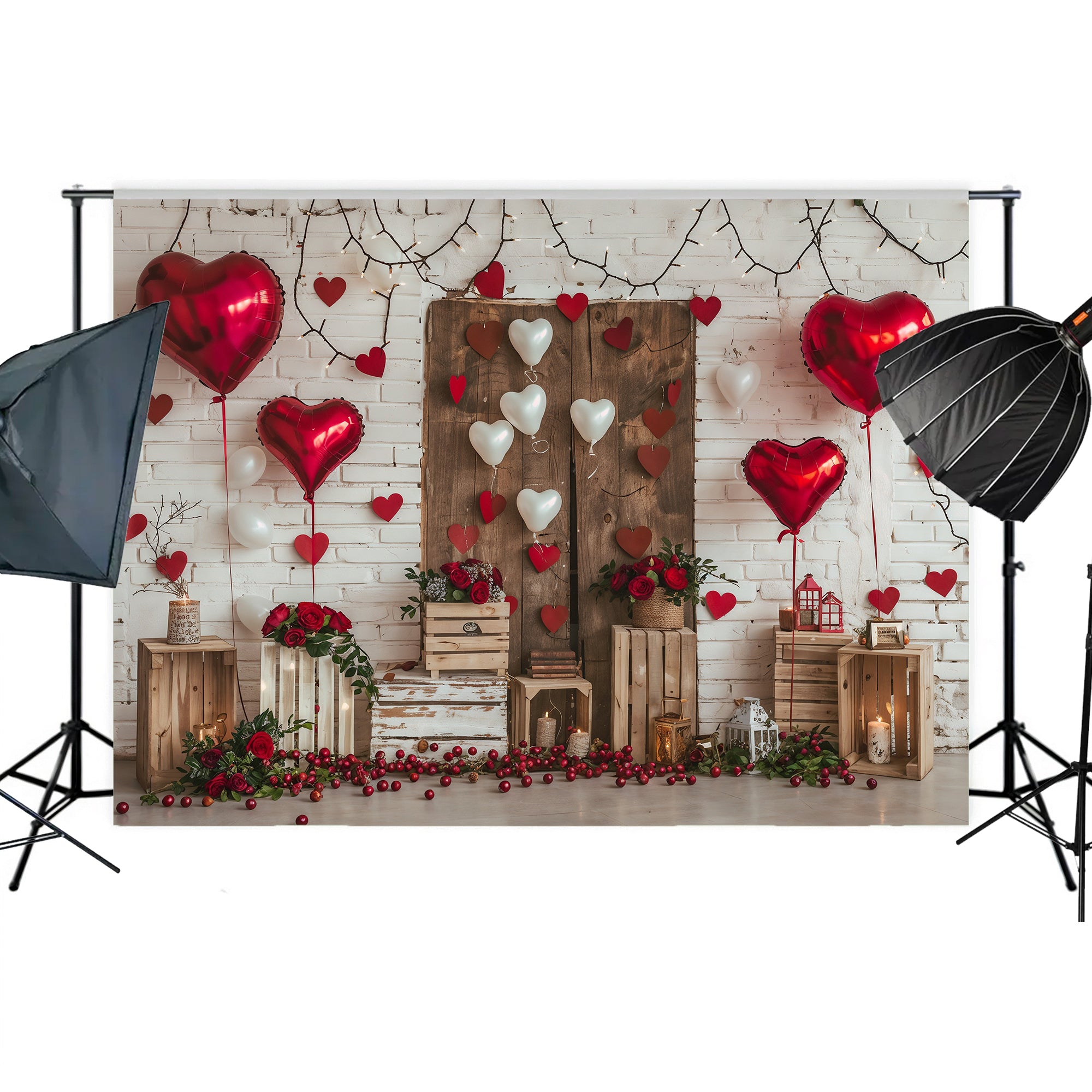 Heartfelt Romance Backdrop