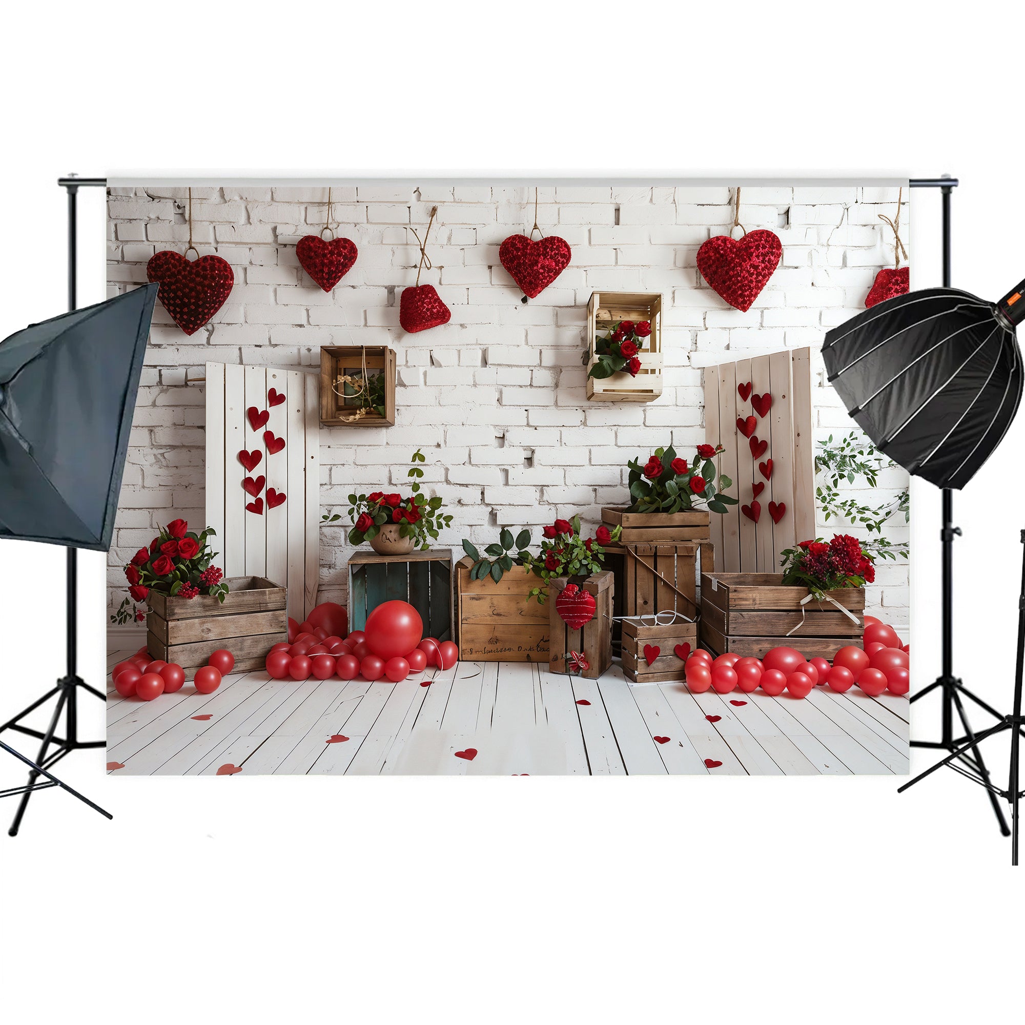 Romantic Rustic Charm Backdrop