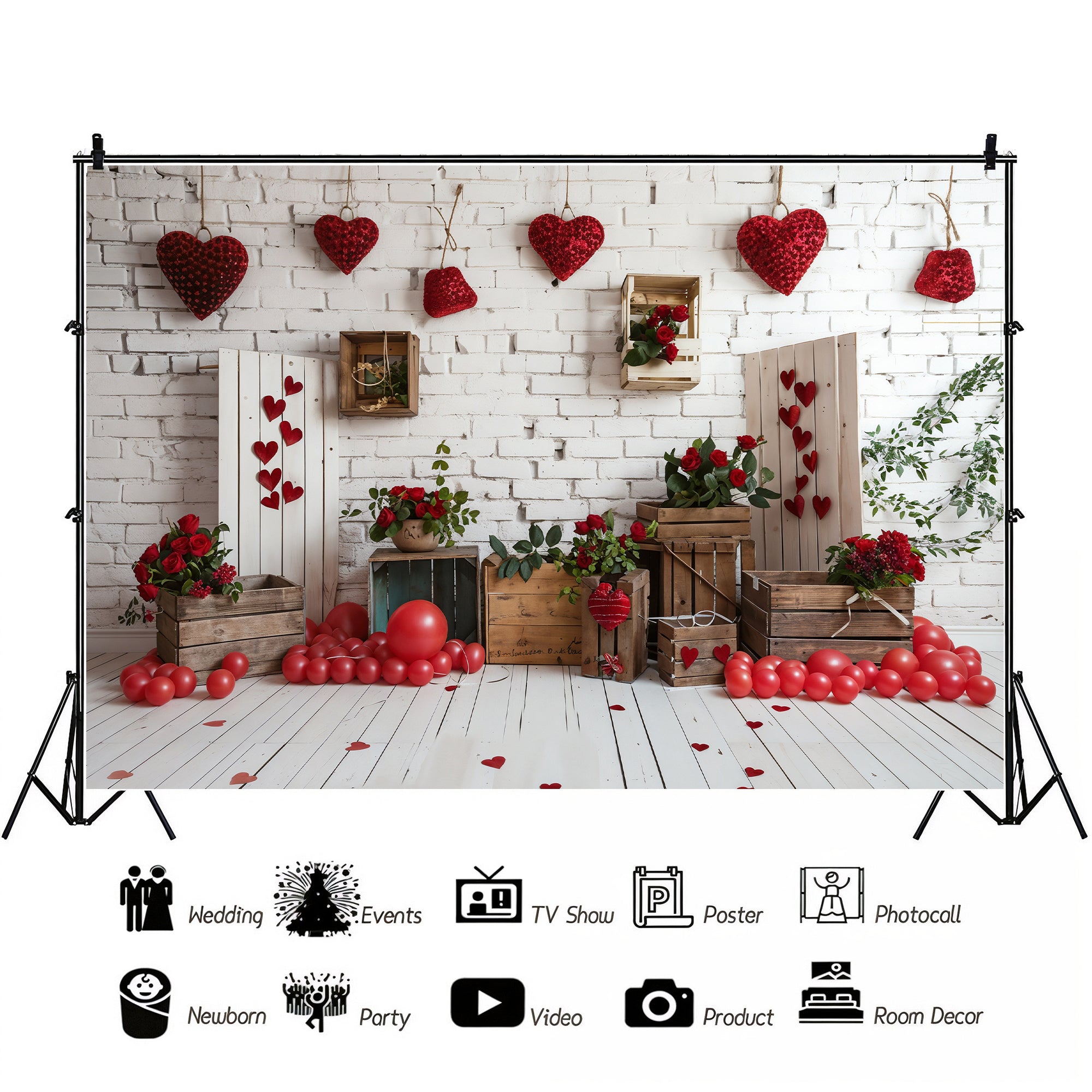 Romantic Rustic Charm Backdrop