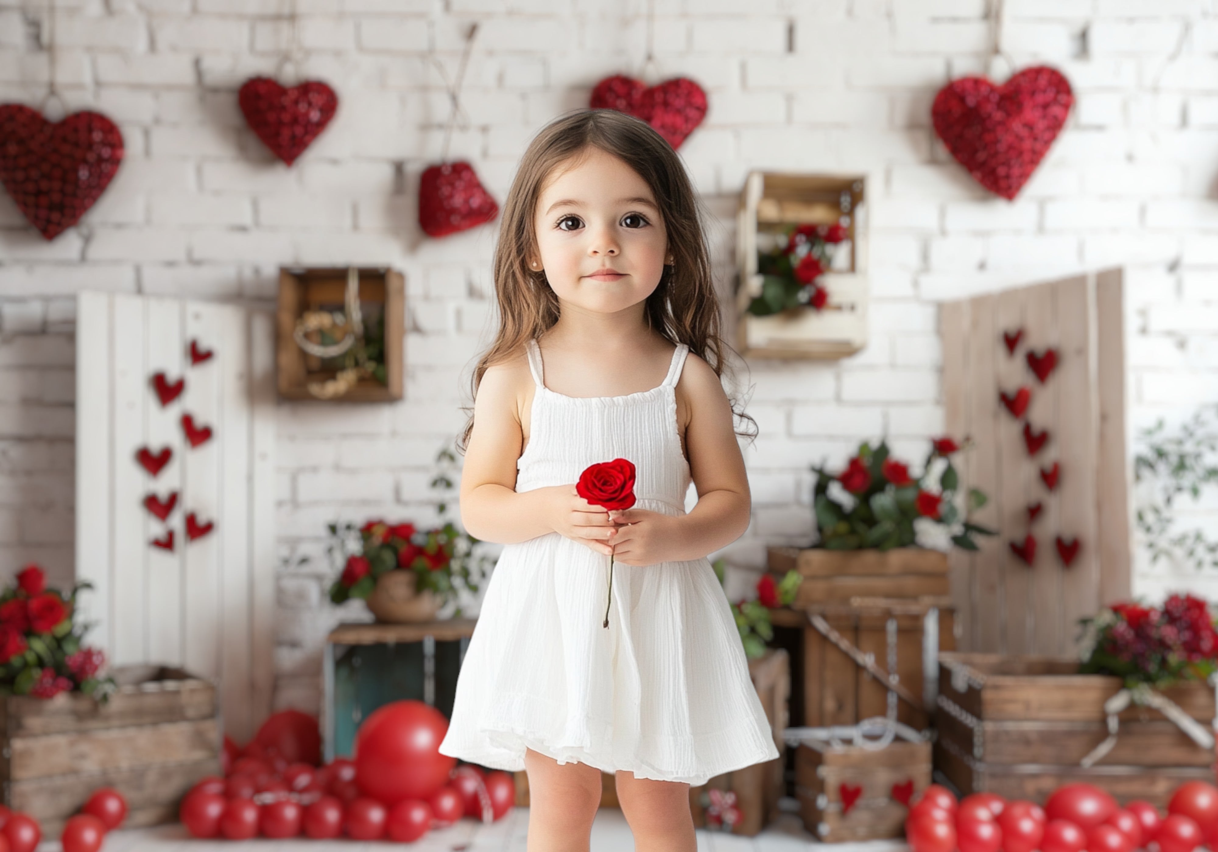 Romantic Rustic Charm Backdrop