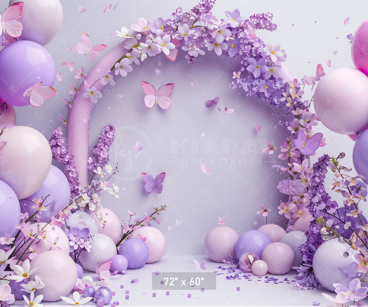 Butterfly Blossom Arch Backdrop