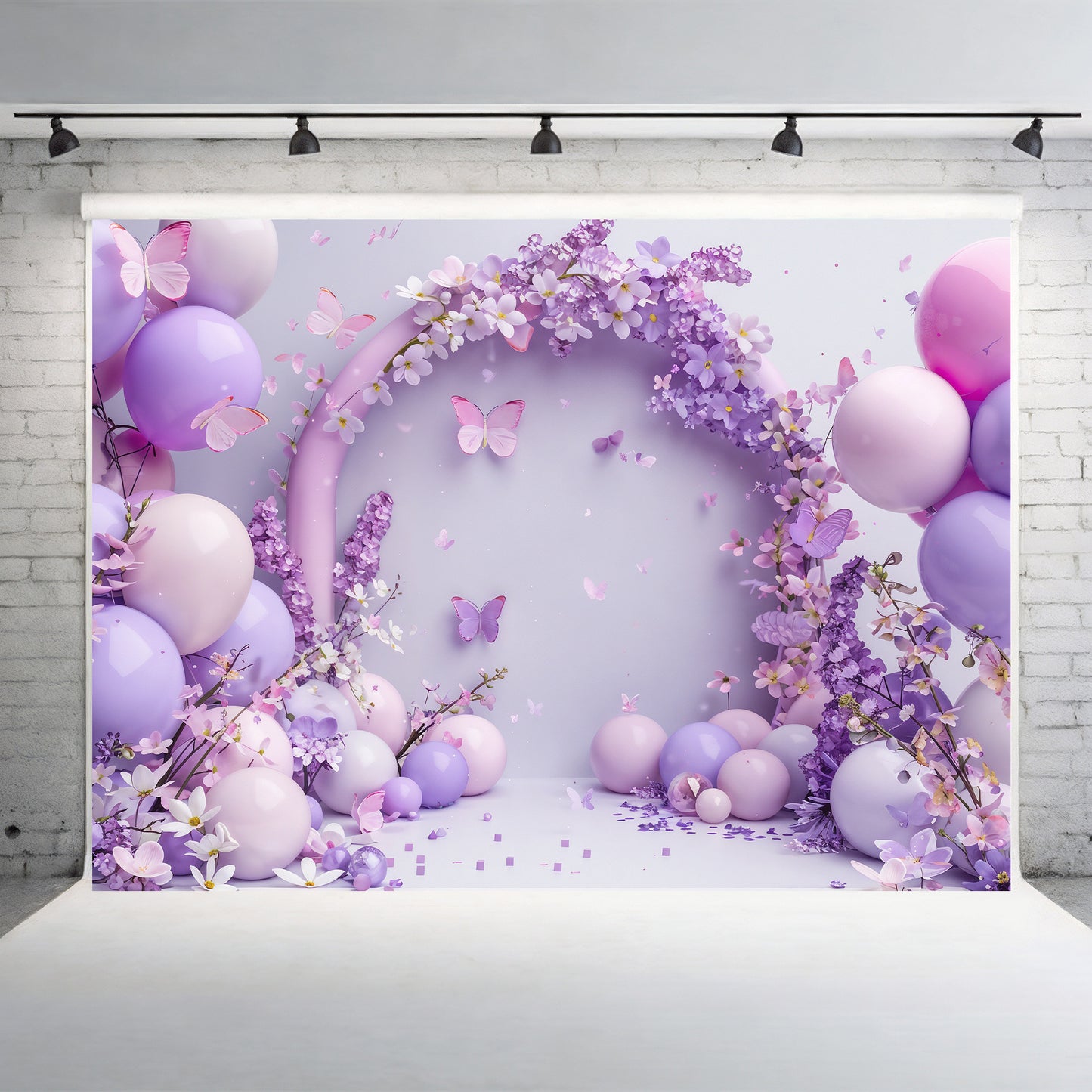 Butterfly Blossom Arch Backdrop