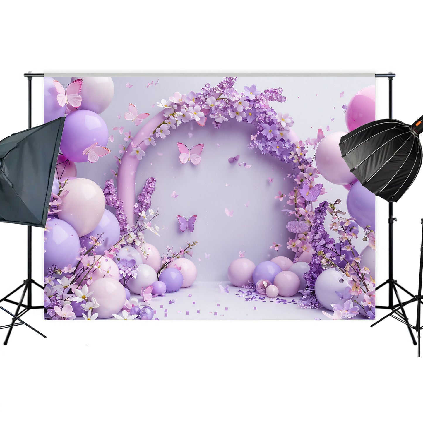 Butterfly Blossom Arch Backdrop