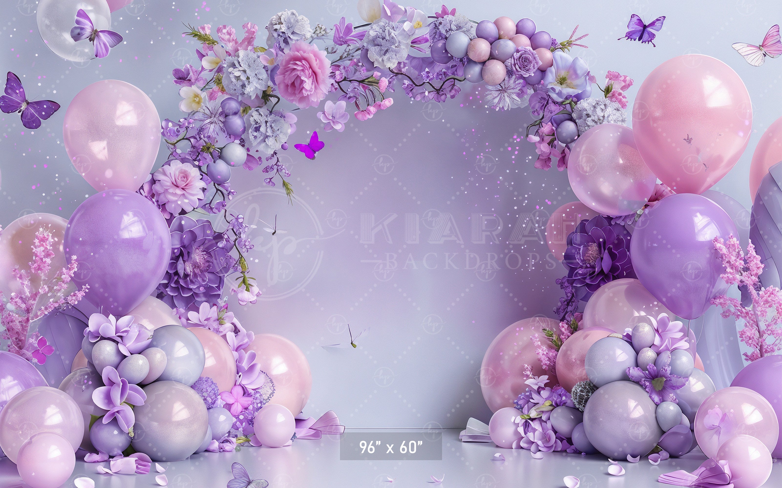 Enchanted Blossom Arch Backdrop