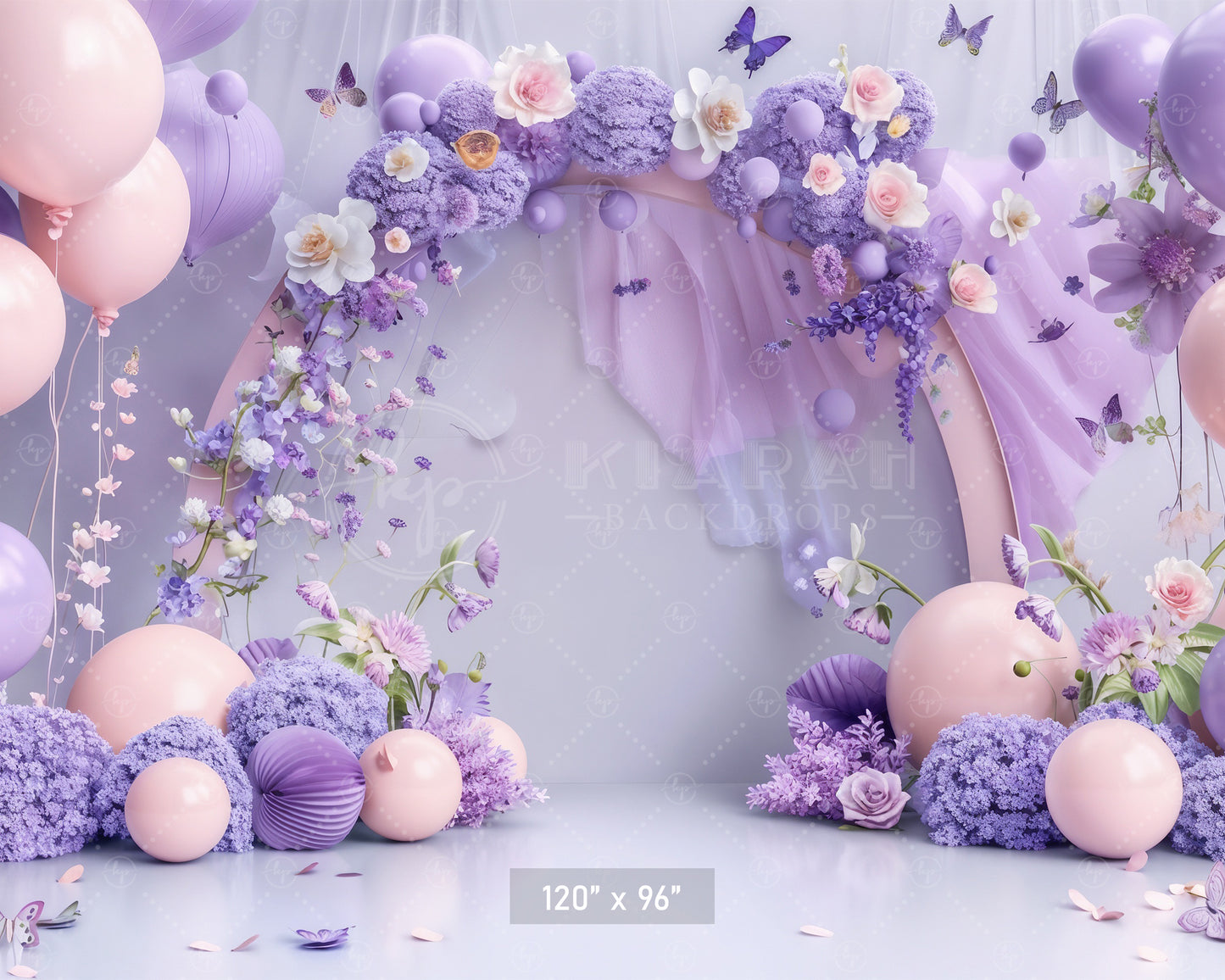 Lavender Dream Arch Backdrop