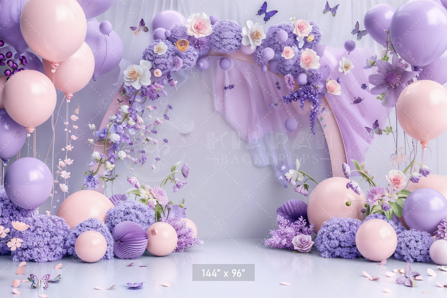 Lavender Dream Arch Backdrop