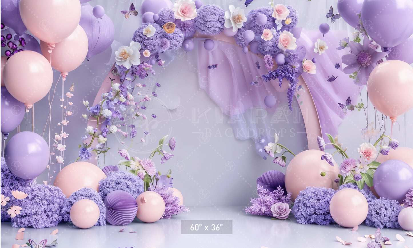 Lavender Dream Arch Backdrop