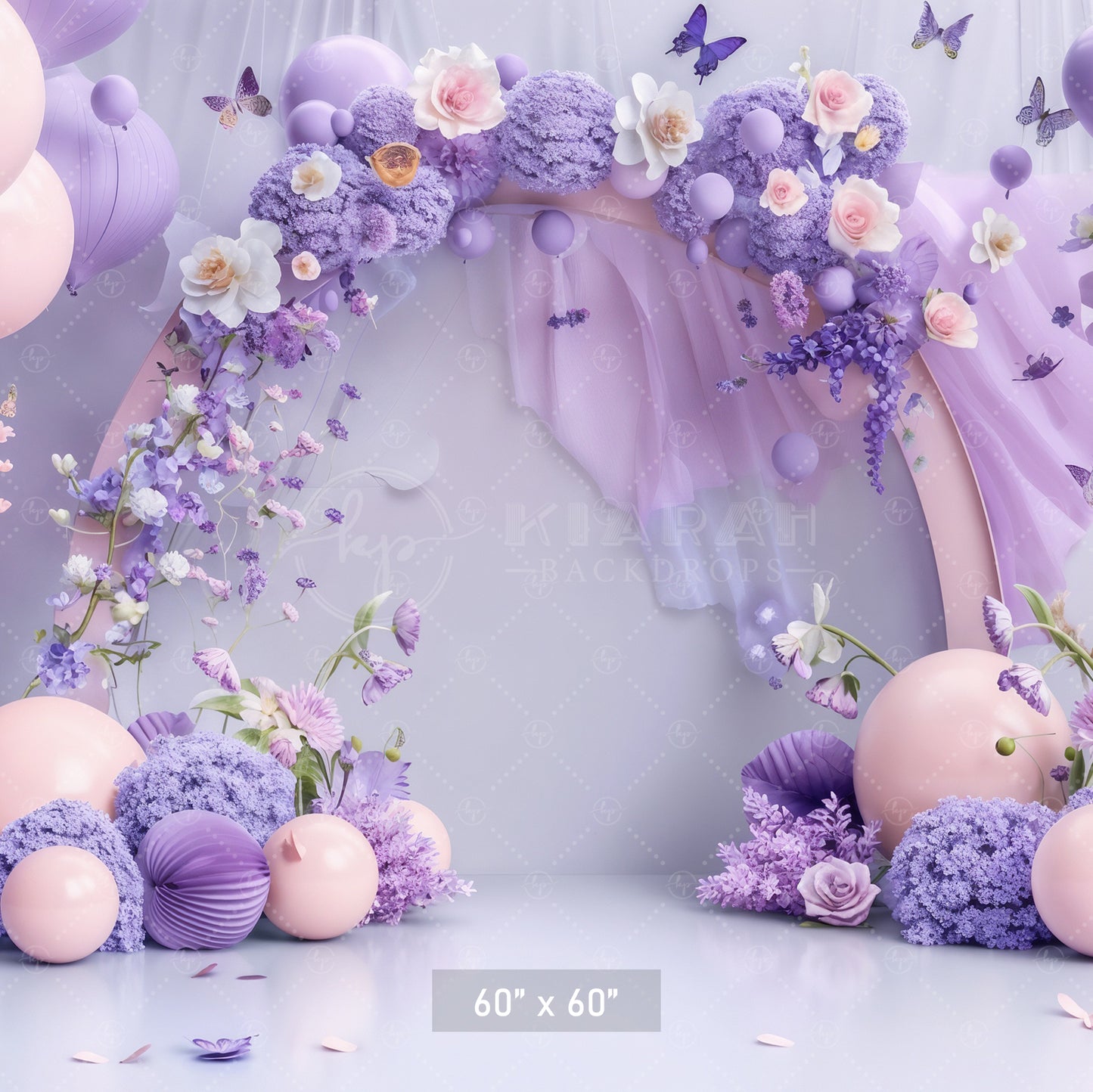 Lavender Dream Arch Backdrop