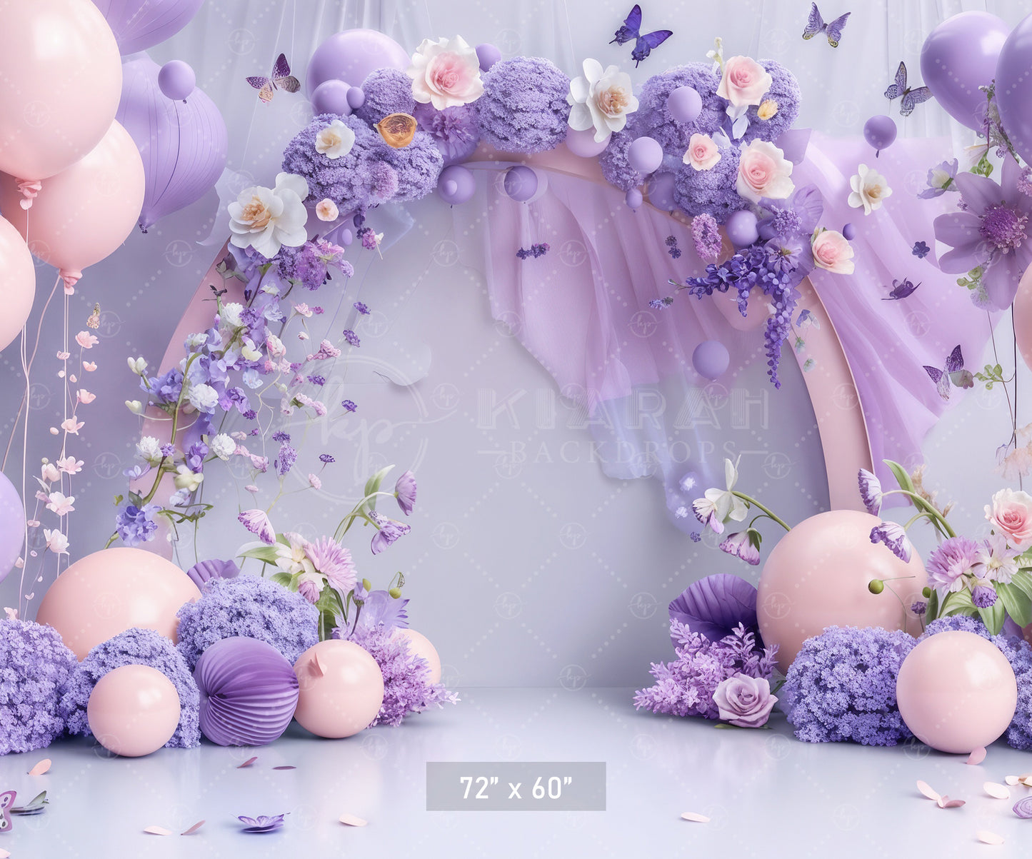 Lavender Dream Arch Backdrop