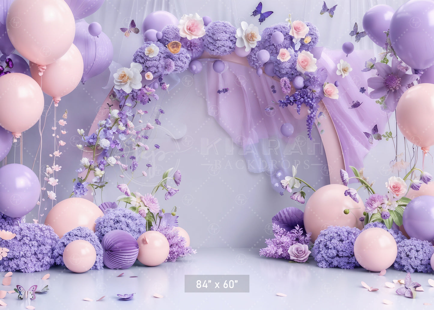 Lavender Dream Arch Backdrop