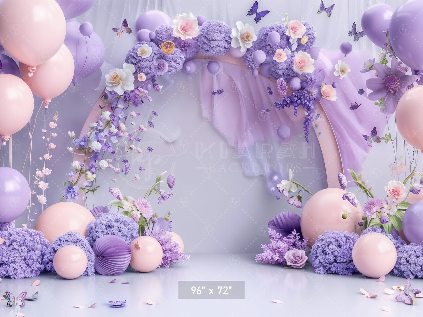 Lavender Dream Arch Backdrop