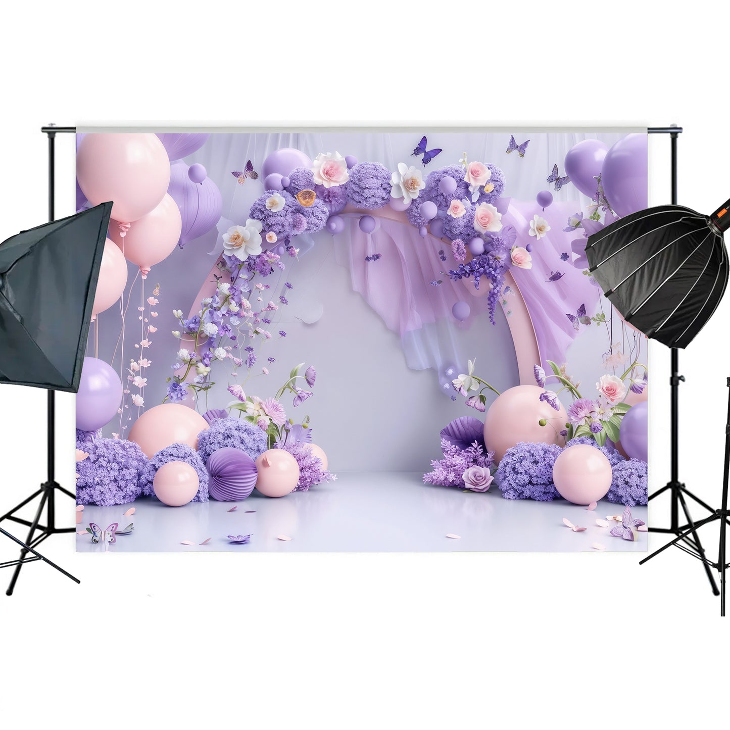 Lavender Dream Arch Backdrop