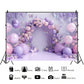 Pastel Butterfly Garden Backdrop