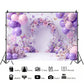 Floral Butterfly Haven Backdrop