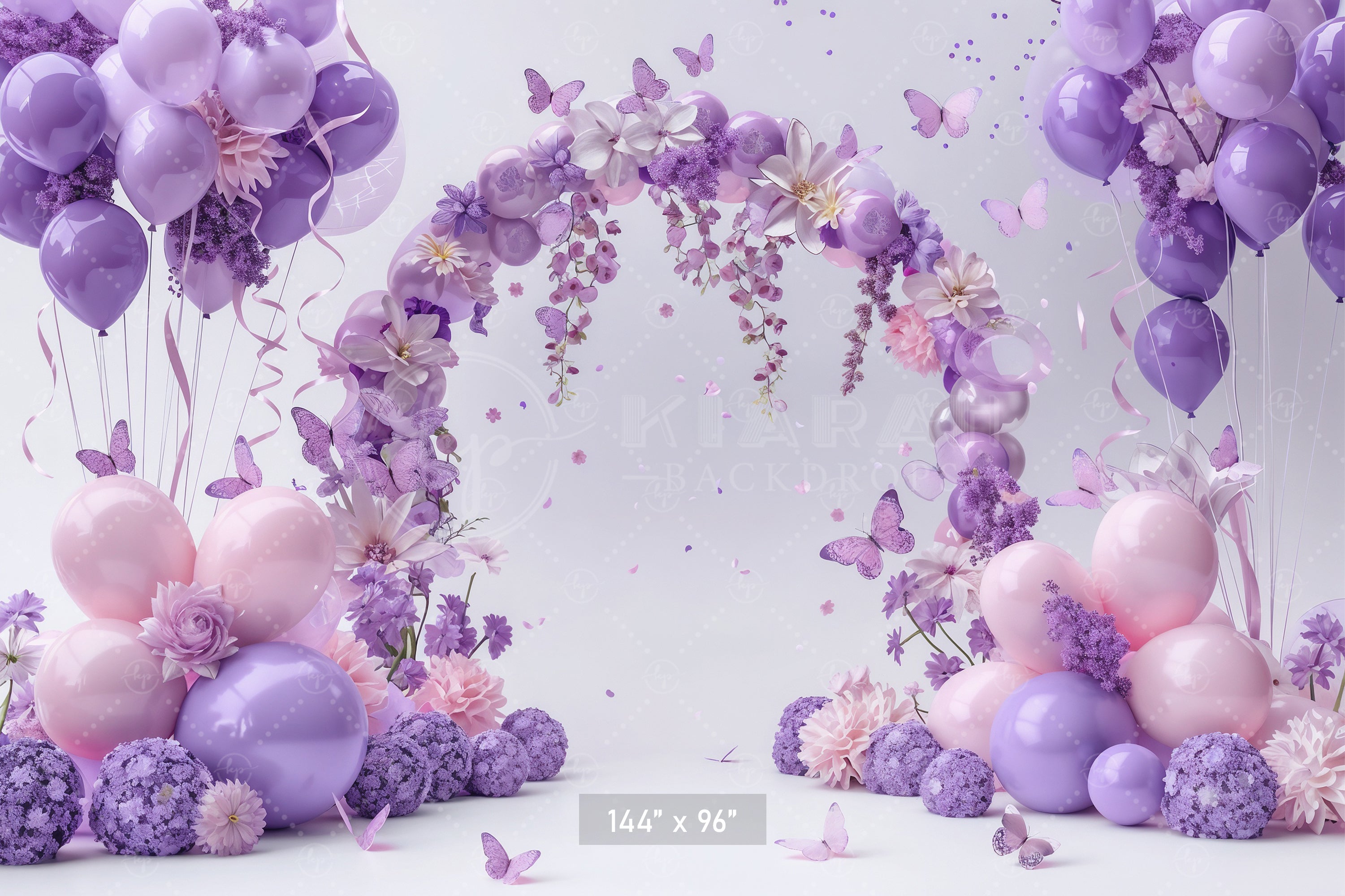 Whimsical Butterfly Arch Backdrop