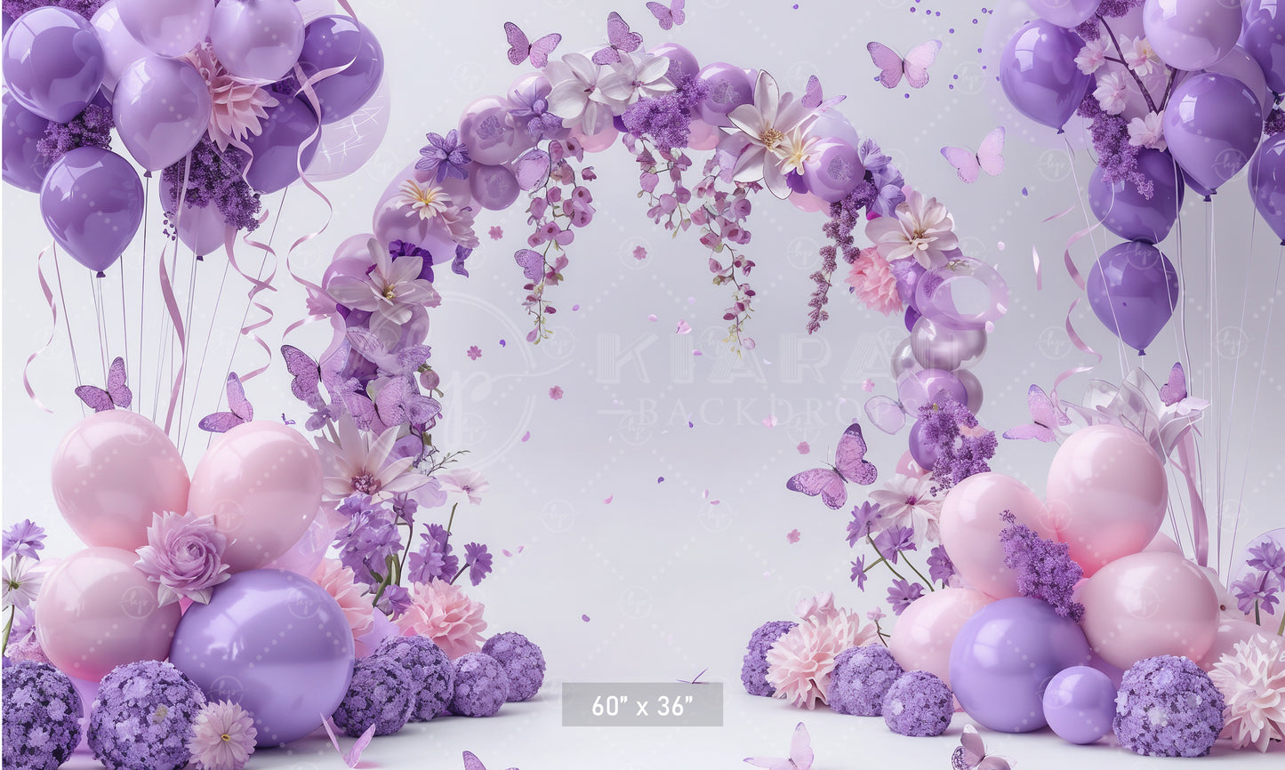 Whimsical Butterfly Arch Backdrop