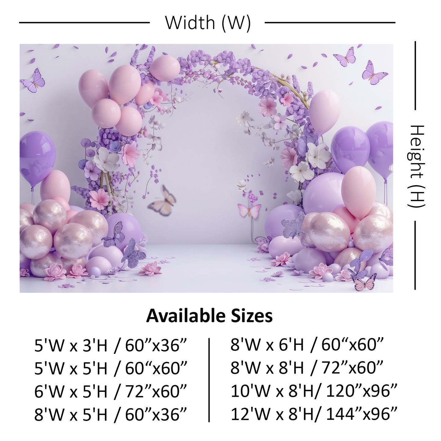 Pastel Blossom Arch Backdrop