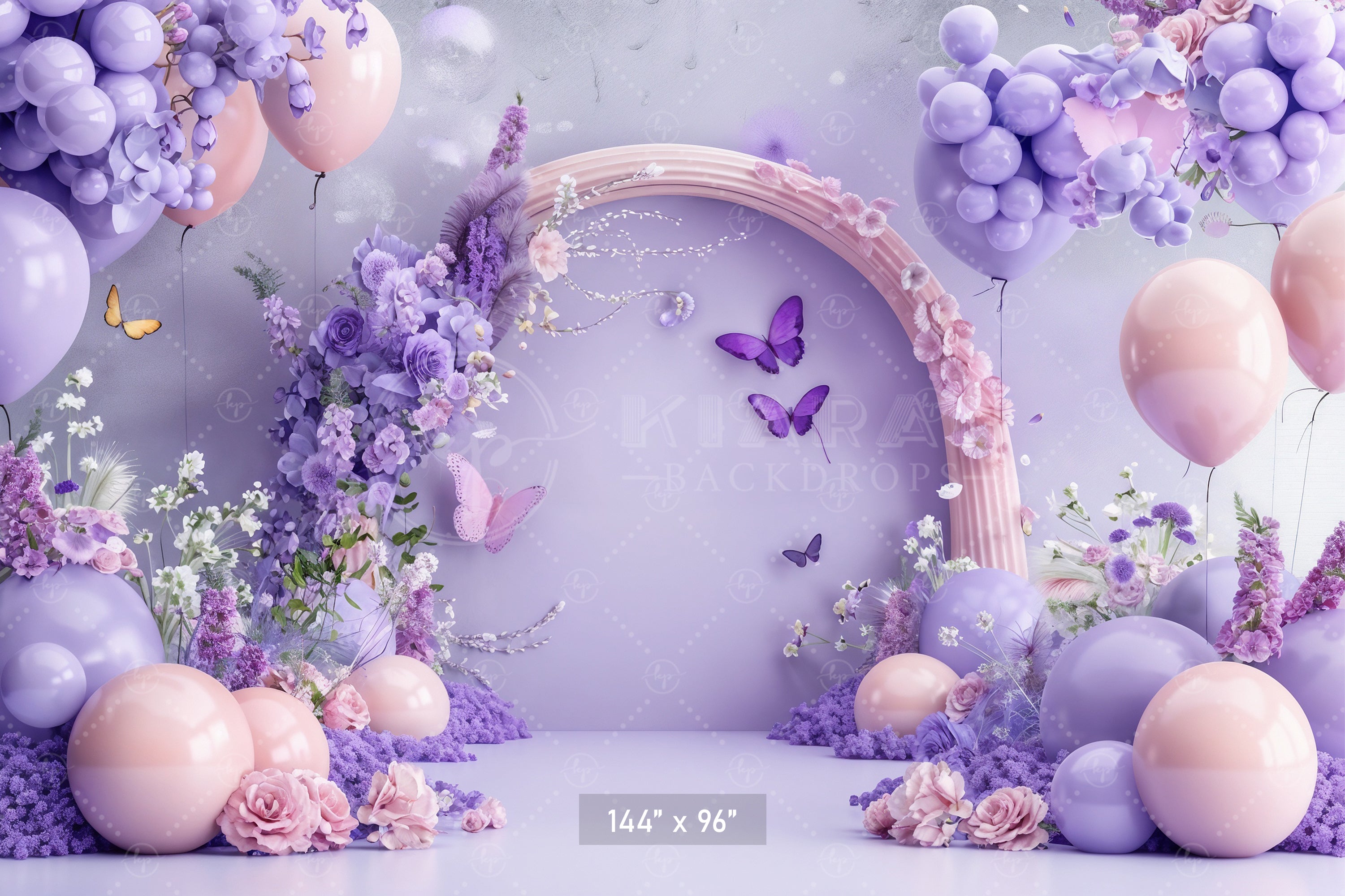 Lavender Dreamscape Arch Backdrop