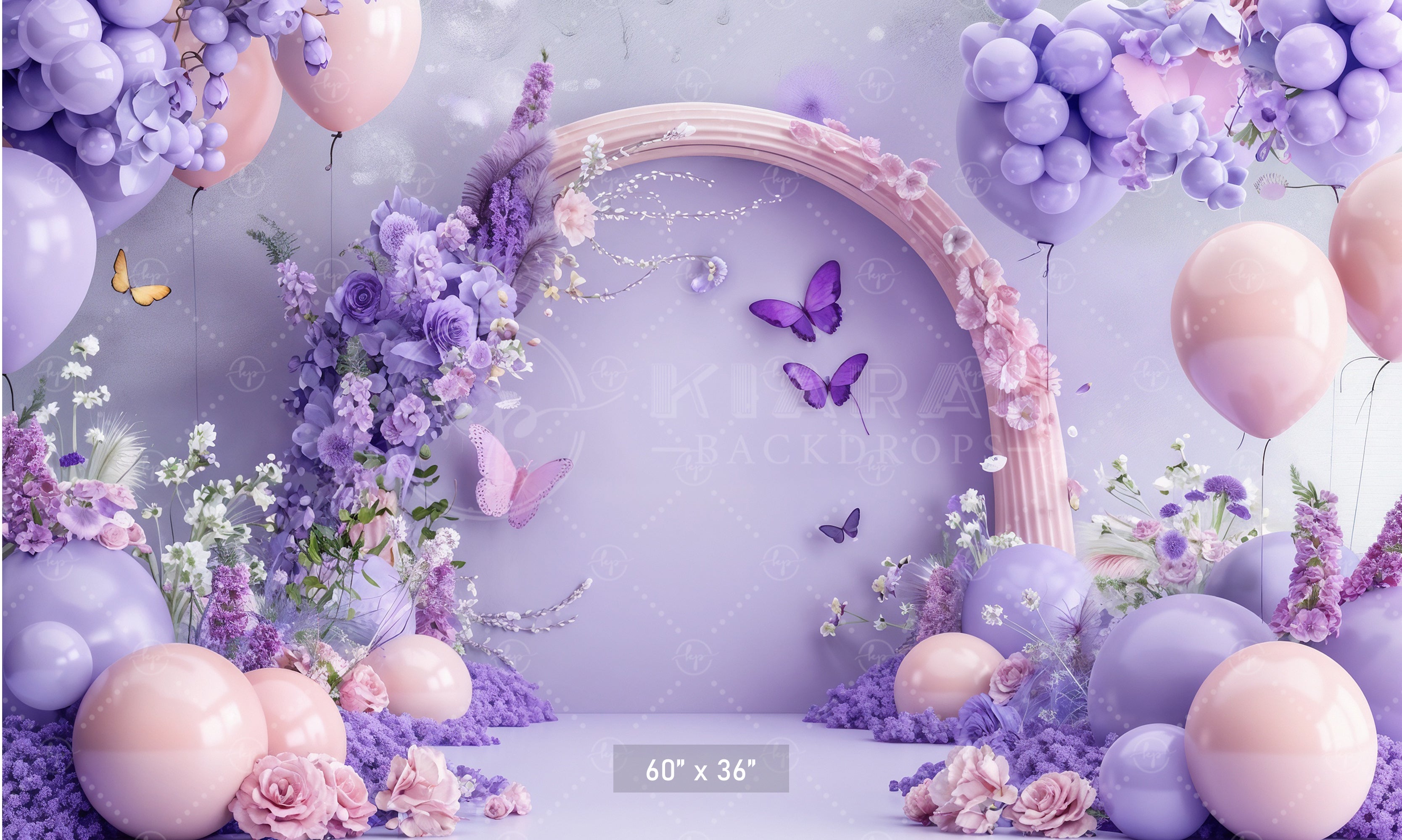 Lavender Dreamscape Arch Backdrop