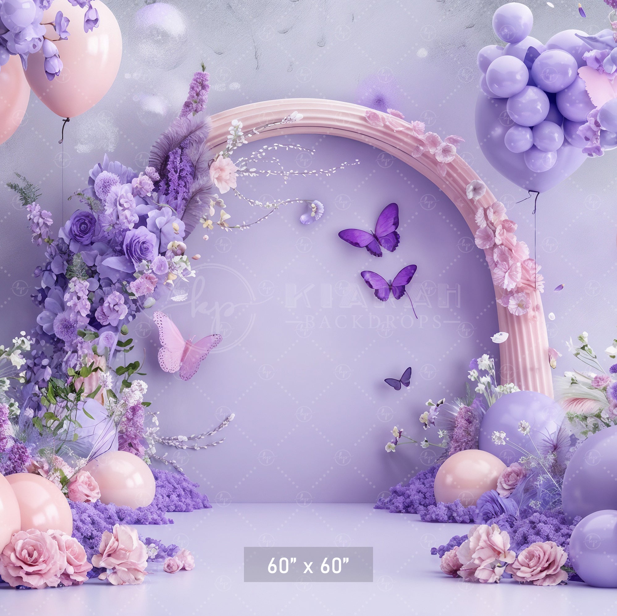 Lavender Dreamscape Arch Backdrop
