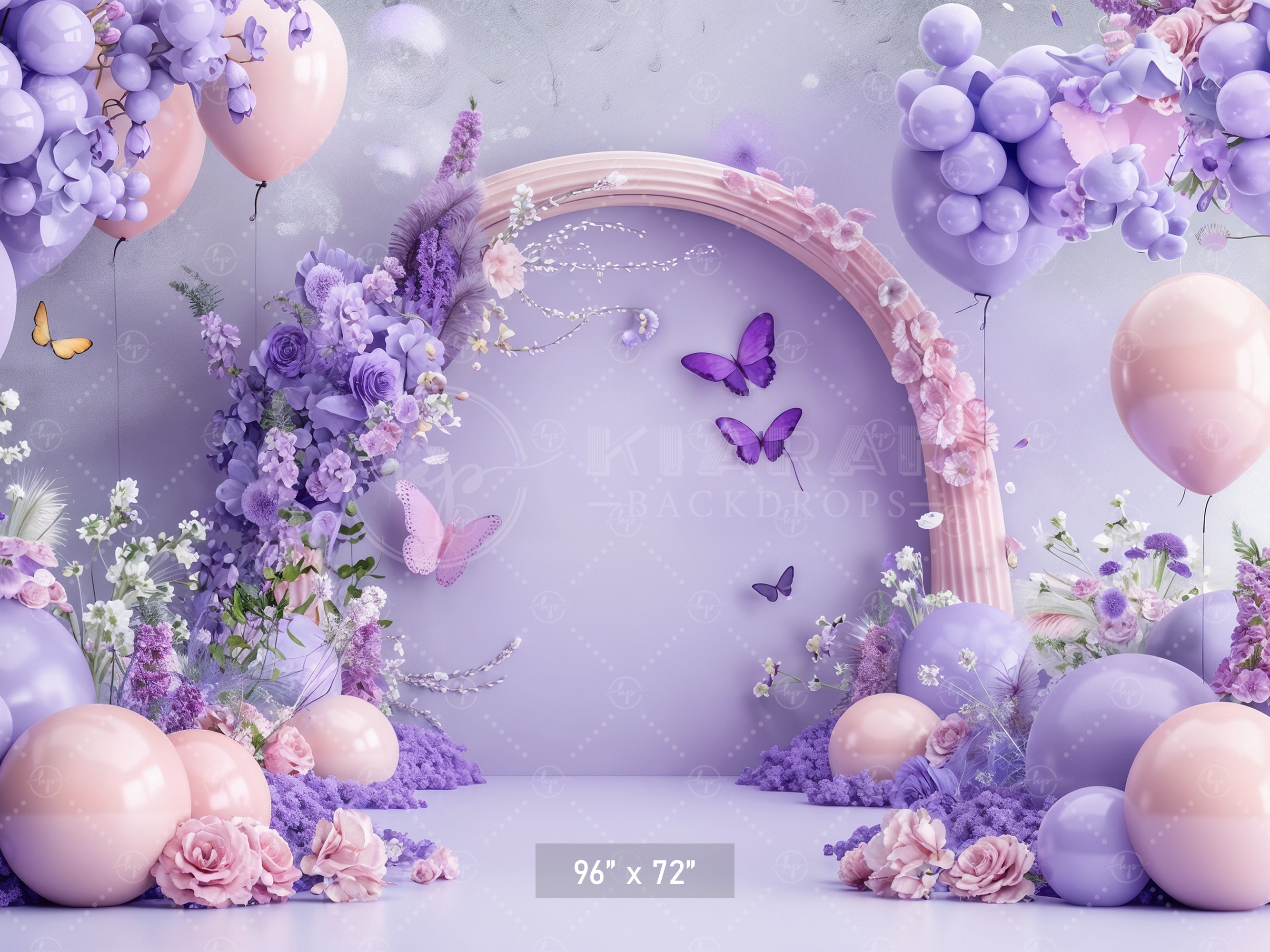 Lavender Dreamscape Arch Backdrop