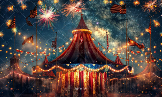 Carnival Under the Stars Backdrop