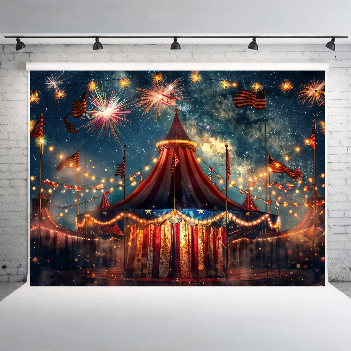 Carnival Under the Stars Backdrop