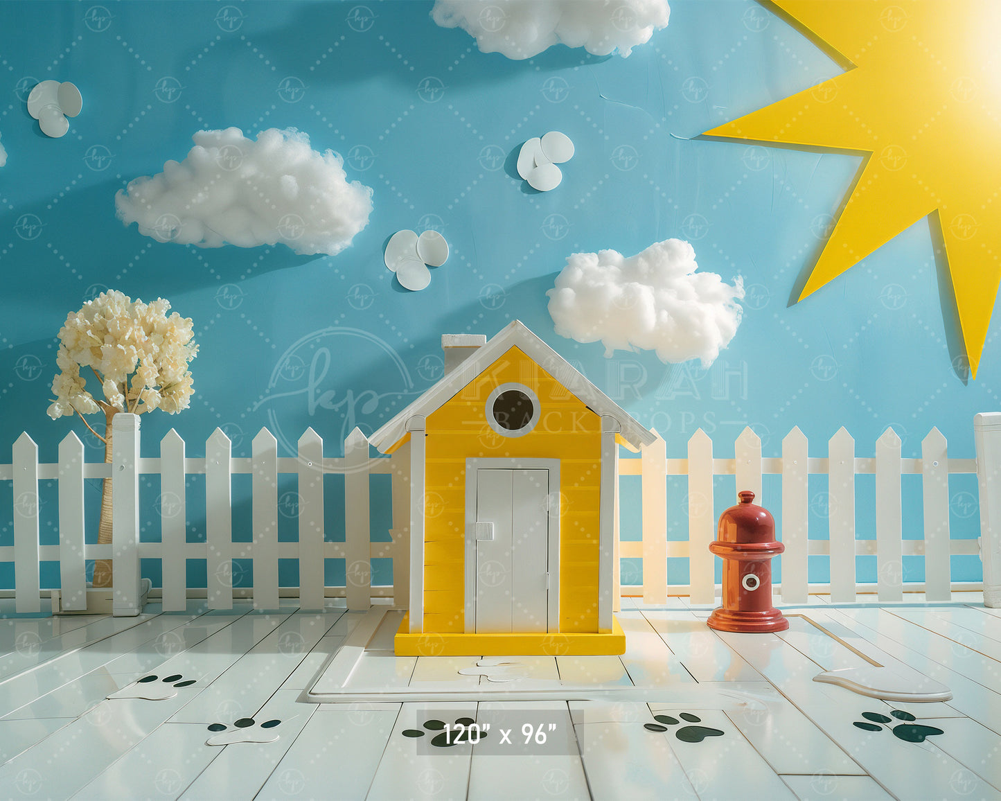 Sunny Pet Paradise Backdrop