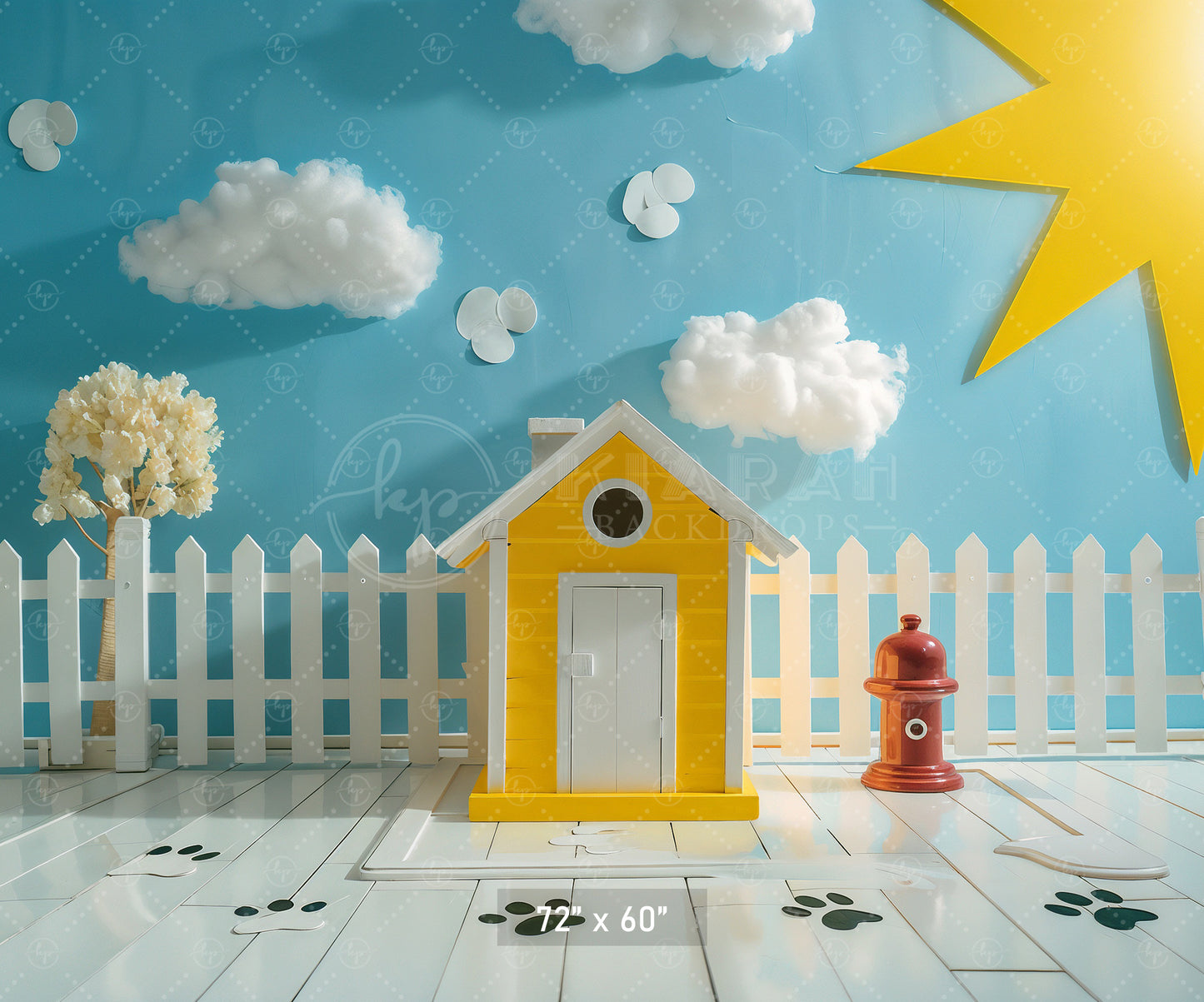 Sunny Pet Paradise Backdrop