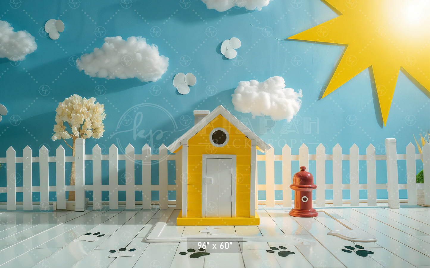 Sunny Pet Paradise Backdrop