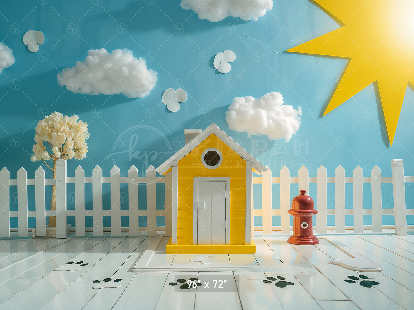 Sunny Pet Paradise Backdrop