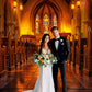 Golden Church Aisle Backdrop