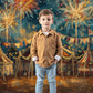 Vintage Carnival Fireworks Backdrop