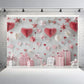 Romantic Hanging Hearts and Stars Backdrop