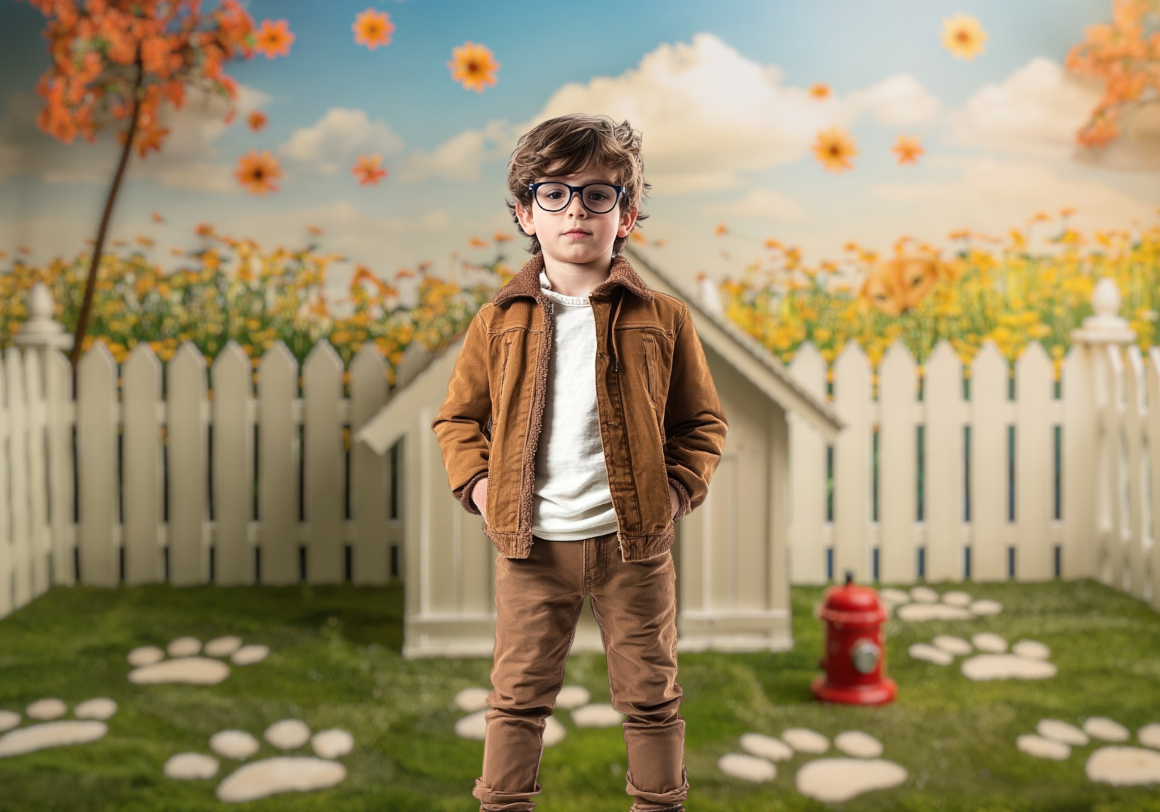 Sunny Pet Paradise Backdrop