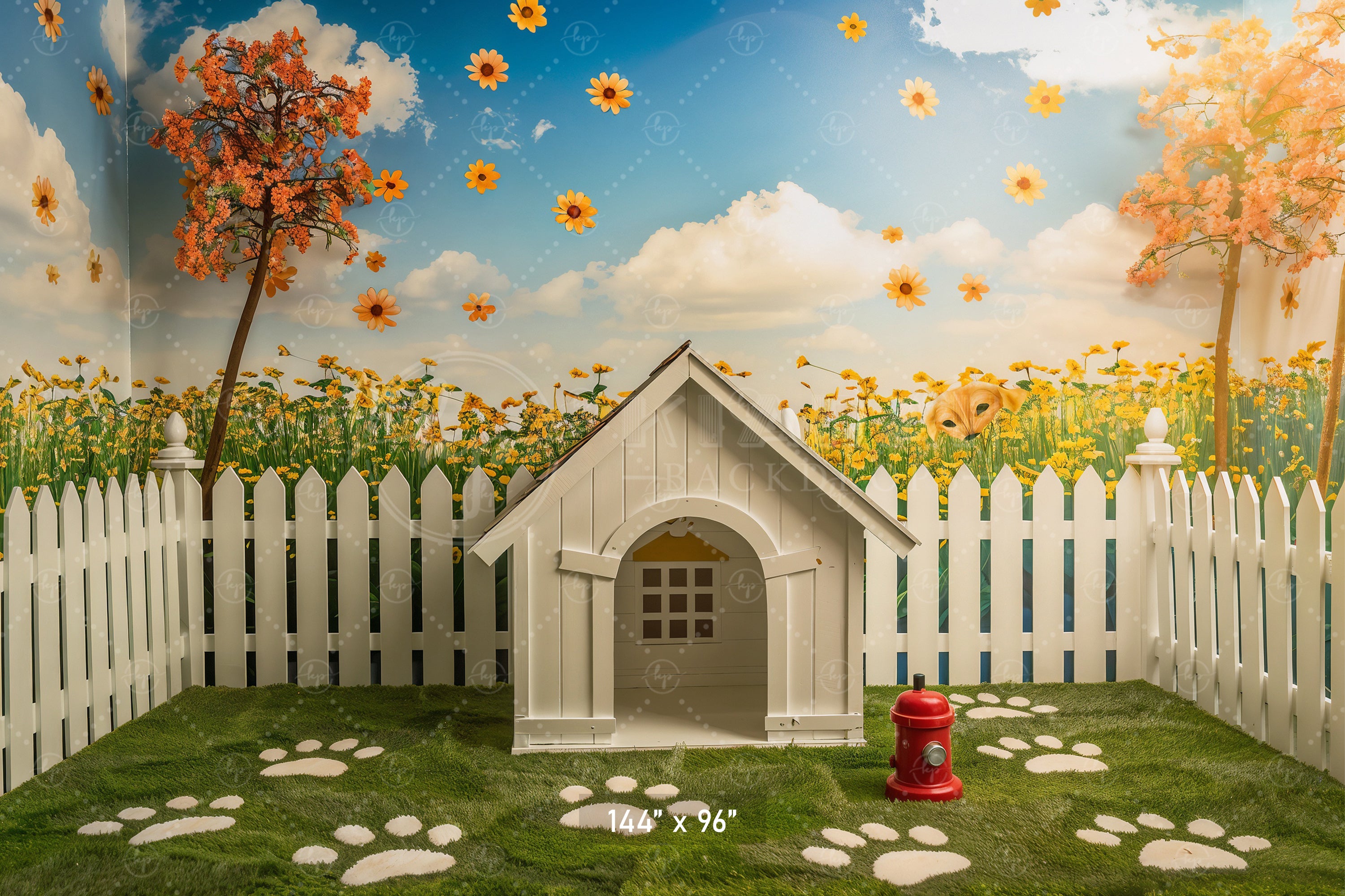 Sunny Pet Paradise Backdrop