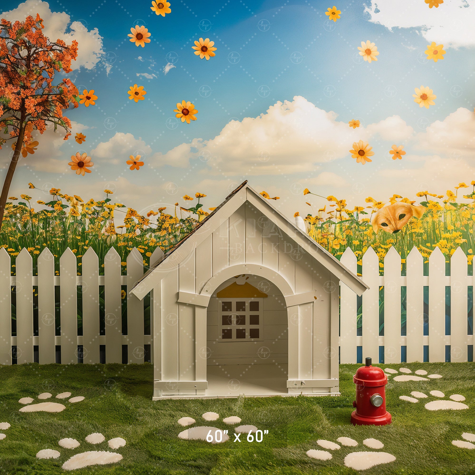 Sunny Pet Paradise Backdrop