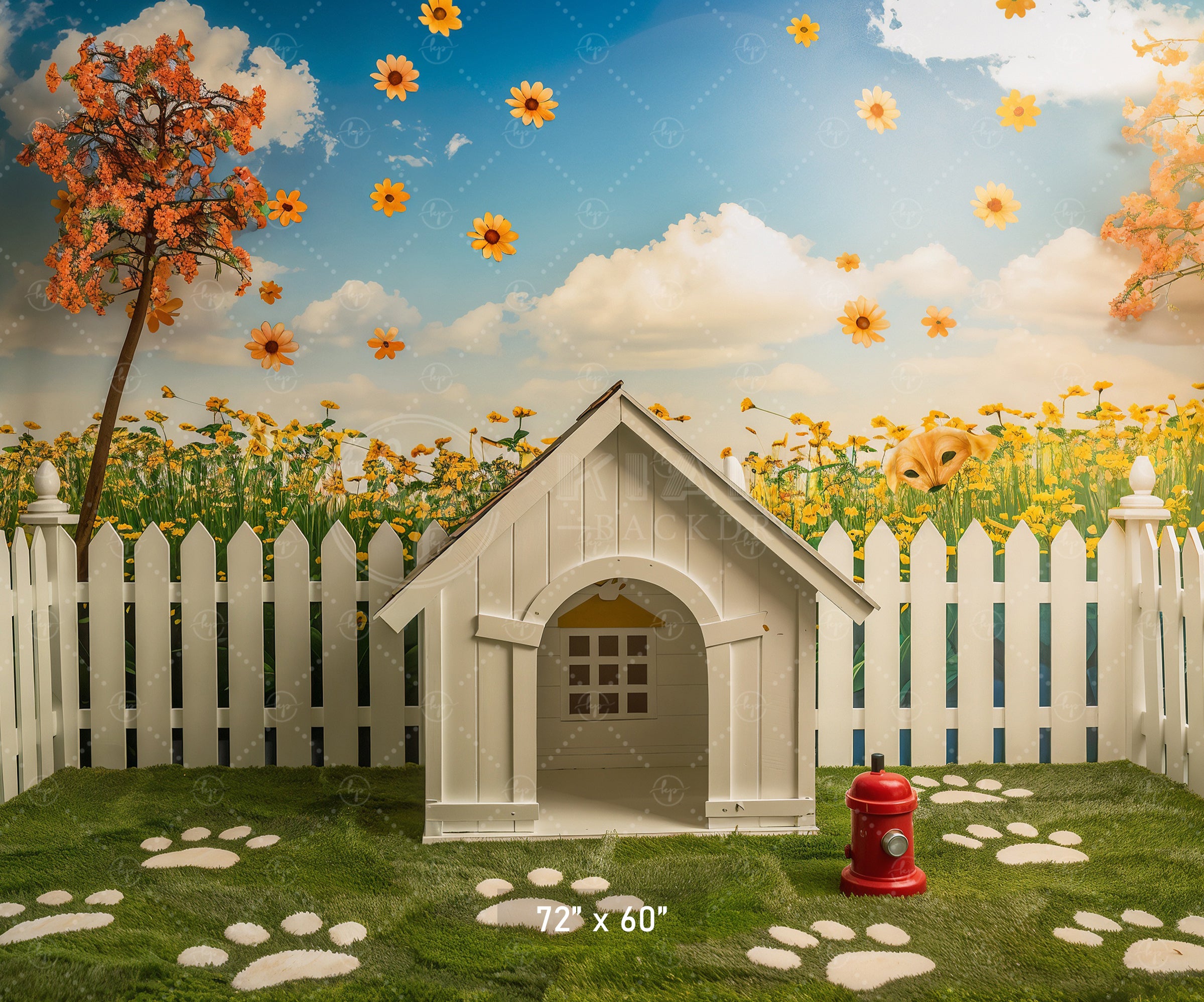 Sunny Pet Paradise Backdrop