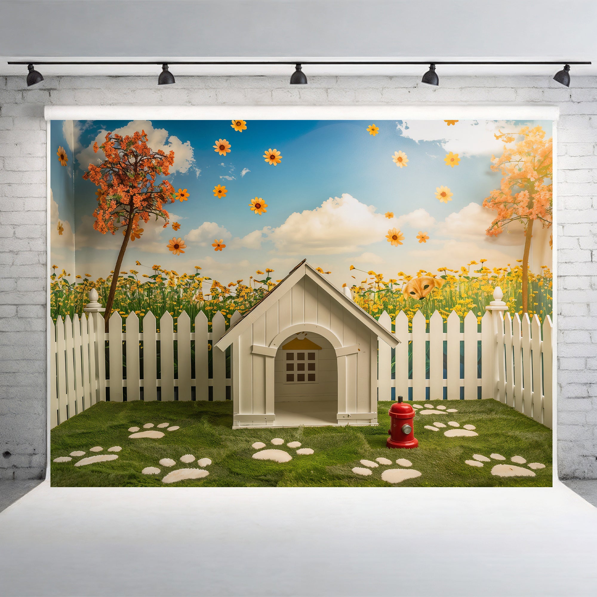 Sunny Pet Paradise Backdrop