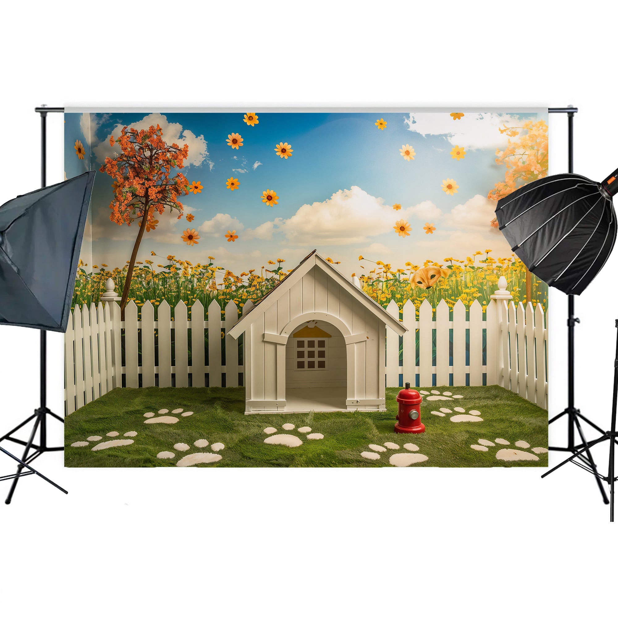 Sunny Pet Paradise Backdrop
