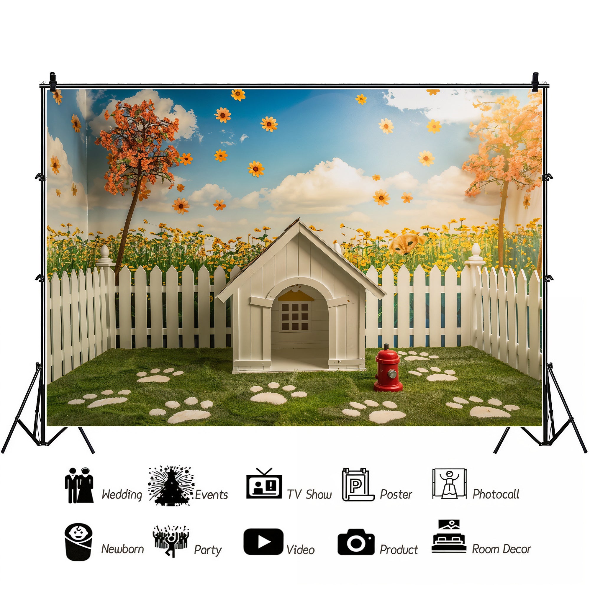 Sunny Pet Paradise Backdrop