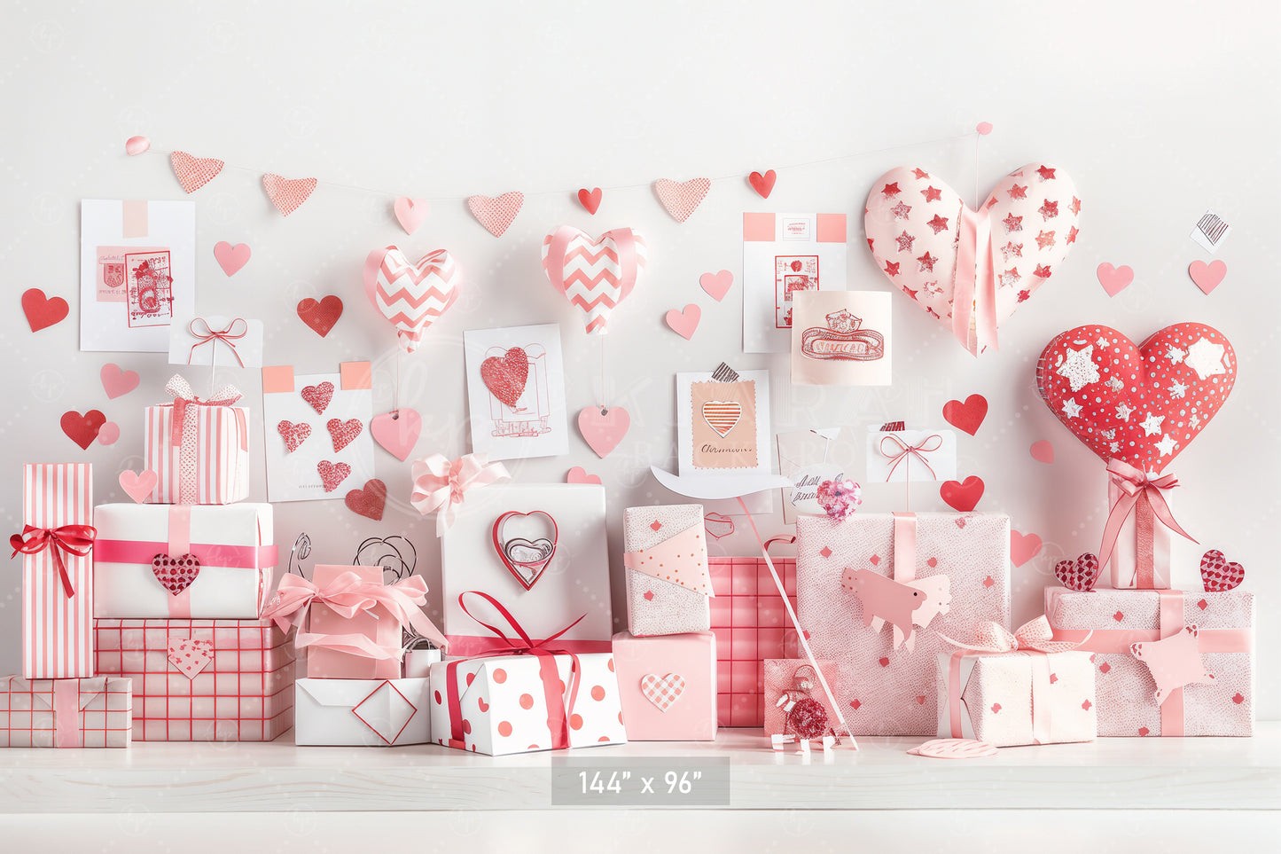 Romantic Gift Display Backdrop