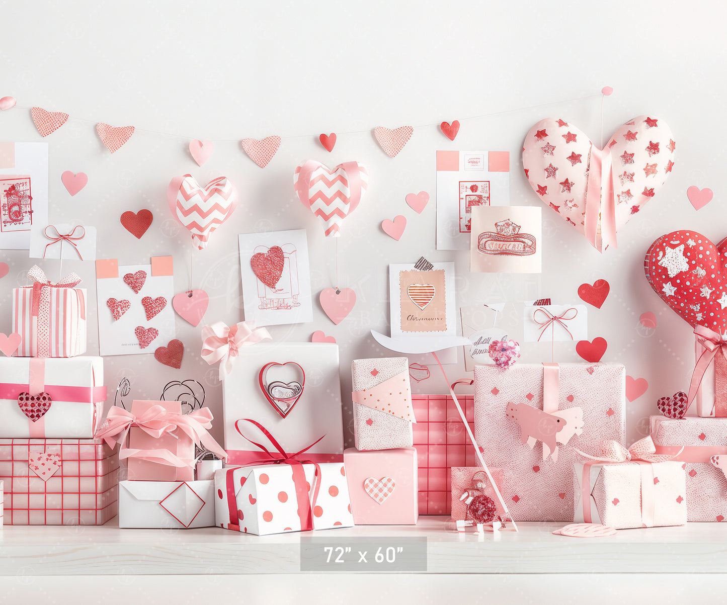 Romantic Gift Display Backdrop