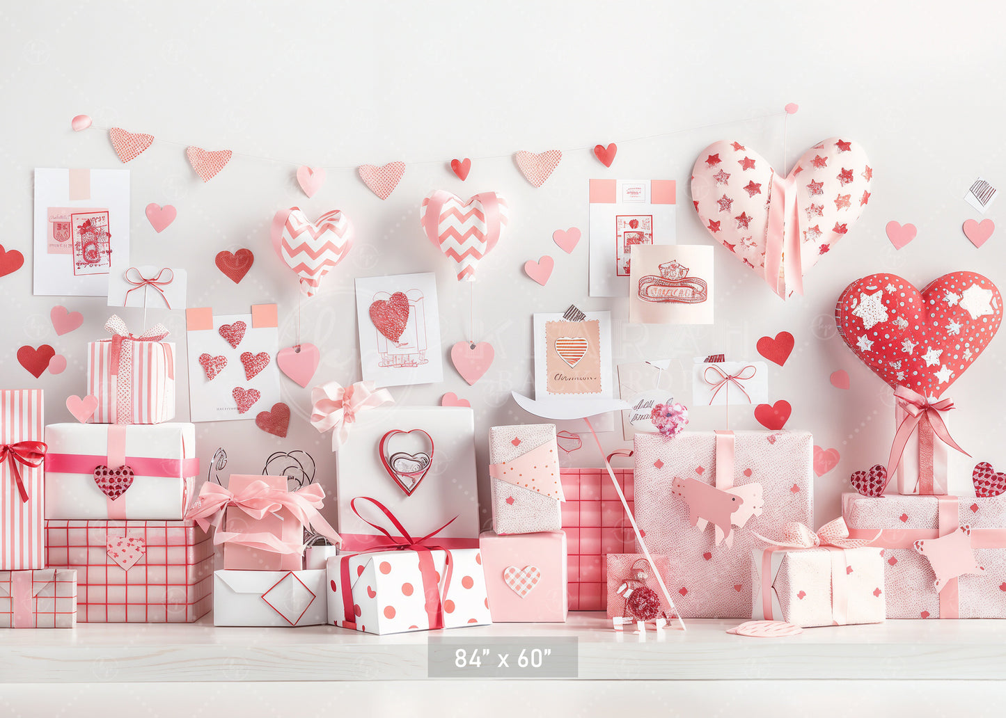 Romantic Gift Display Backdrop