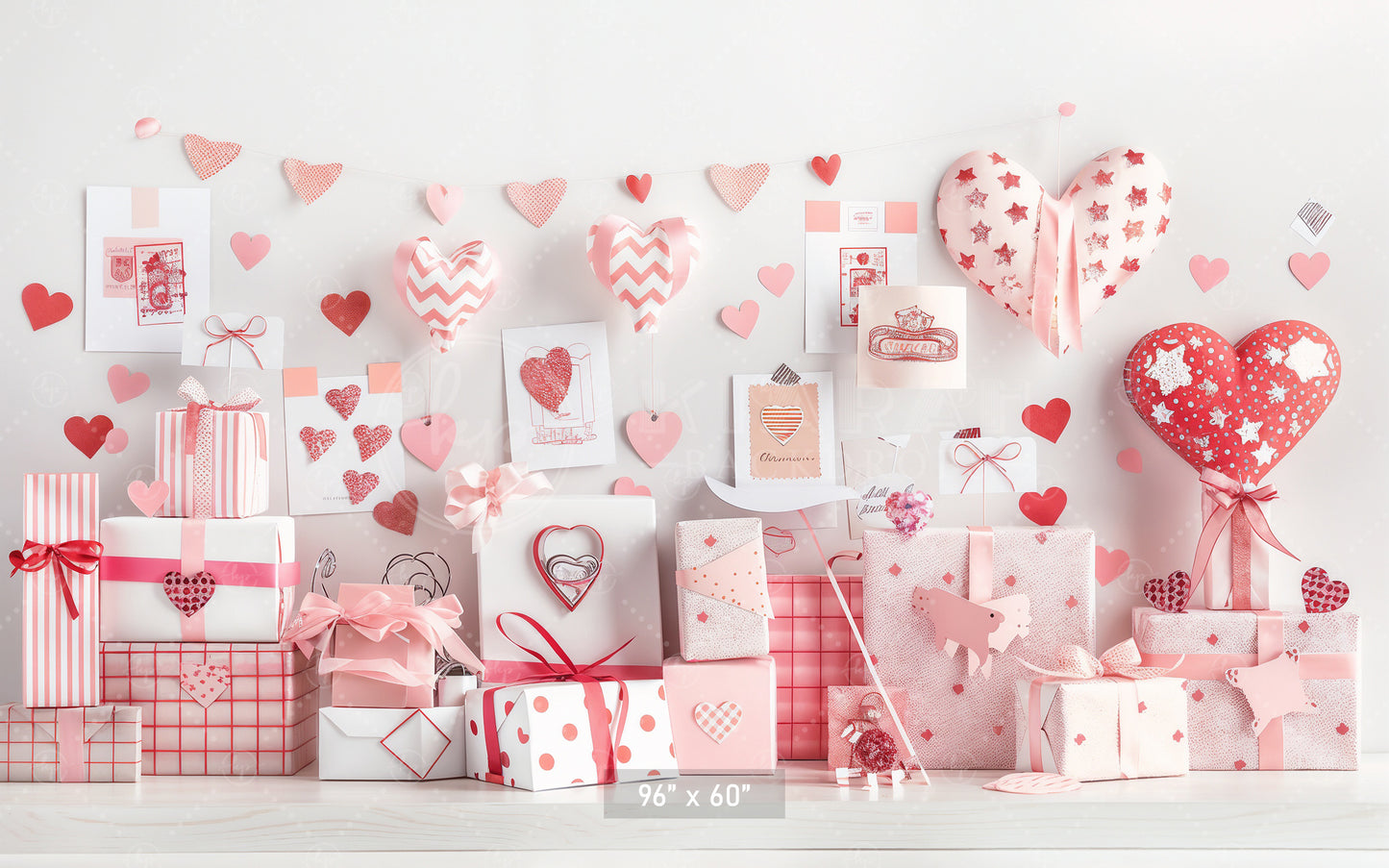 Romantic Gift Display Backdrop