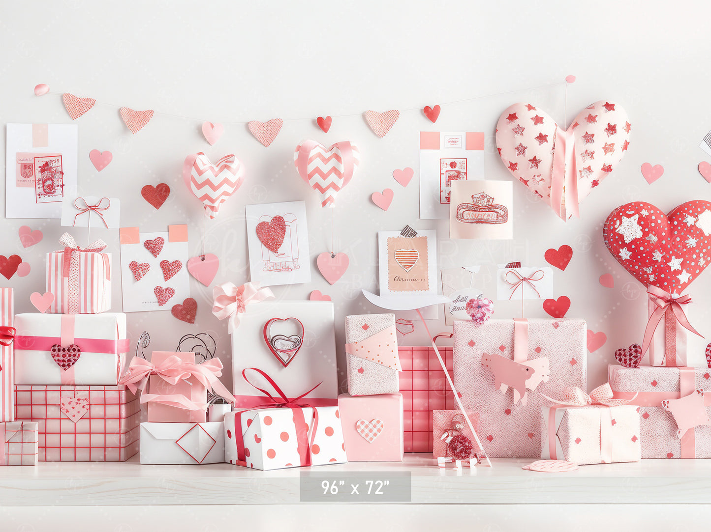 Romantic Gift Display Backdrop