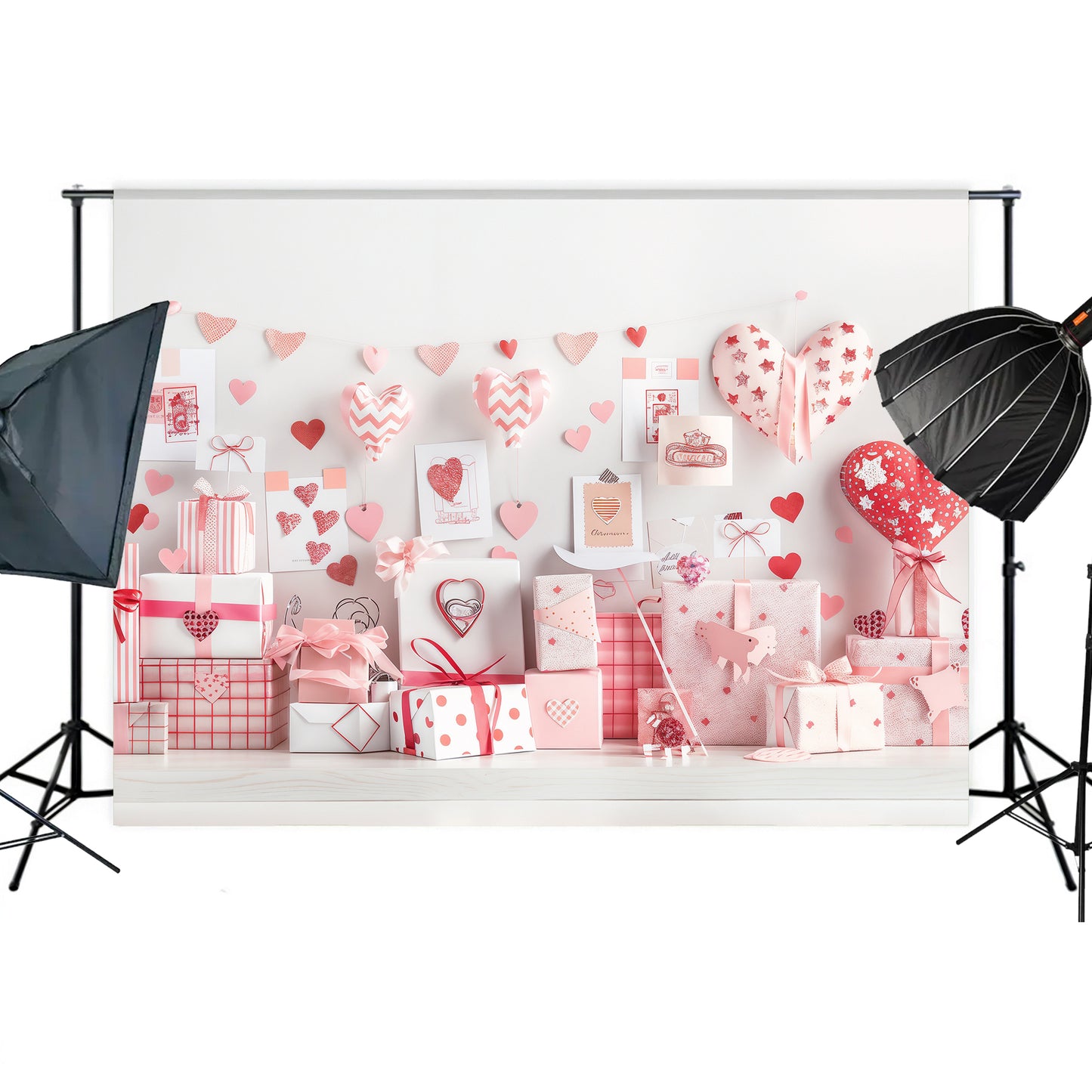 Romantic Gift Display Backdrop