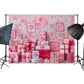 Sweet Hearts Gift Wall Backdrop